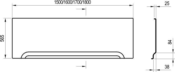 Panneau frontal U 170