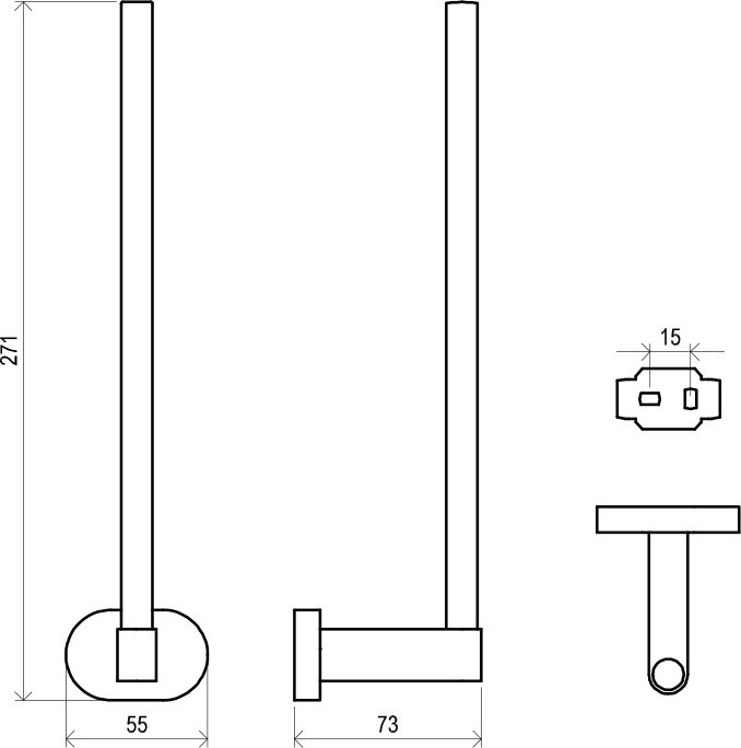 Porte-rouleau pour papier WC