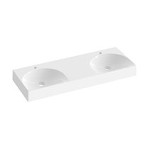 Double lavabo Lite 120, avec trou