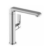 Mitigeur de lavabo/d’évier sur pied sans bonde Flat 261 mm