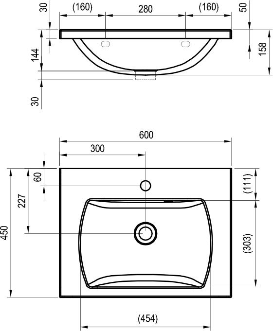 Lavabo Classic II 600