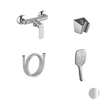 Mitigeur mural de douche Classic CL 032 avec set de douche