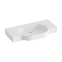 Lavabo ARC 100/65 S, sans trou pour la robinetterie