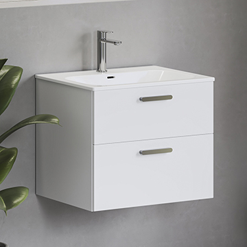 Lavabos en céramique Chrome Slim