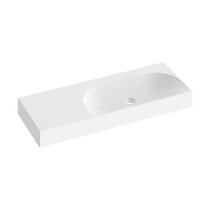 Lavabo Lite 120/80 G/D, sans trou